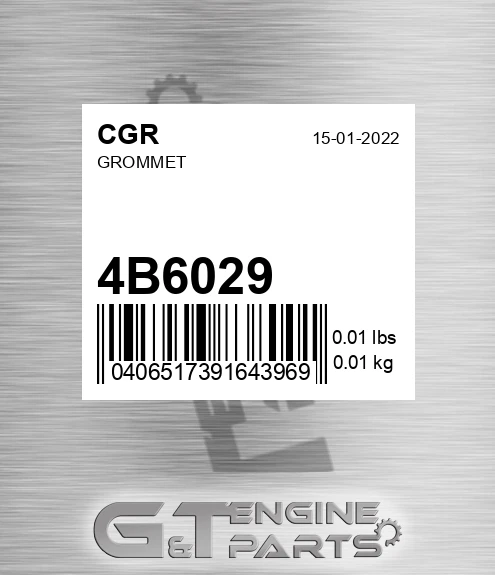 4B6029 CGR Grommet