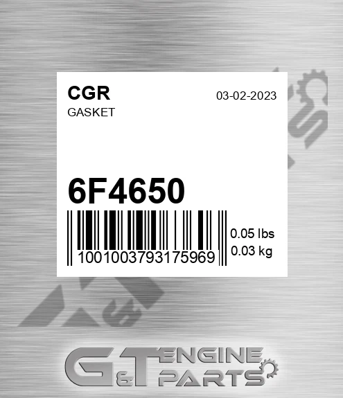 6F4650 Gasket