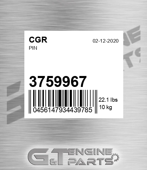 3759967 CGR Pin