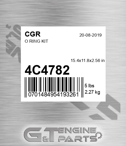 4C4782 O Ring Kit