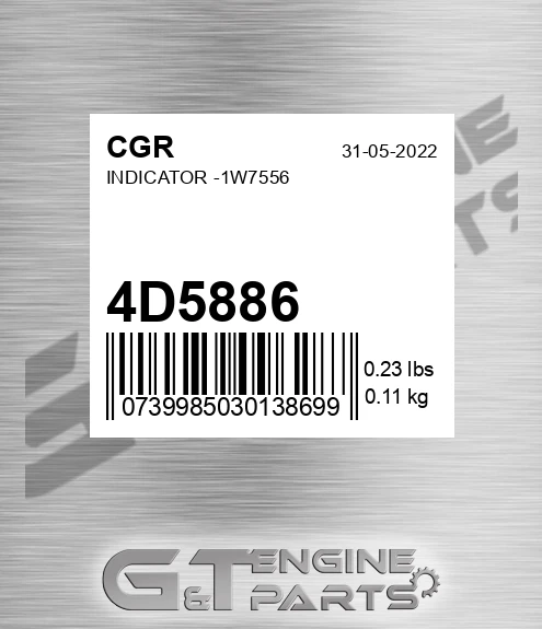 4D5886 Indicator -1w7556