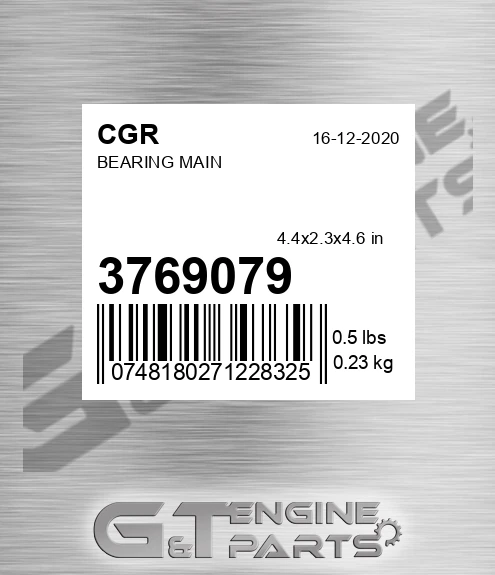 3769079 Bearing Main