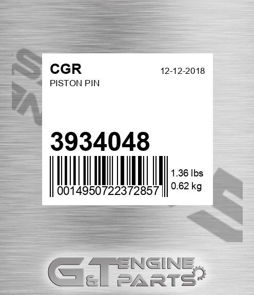 3934048 CGR Piston Pin