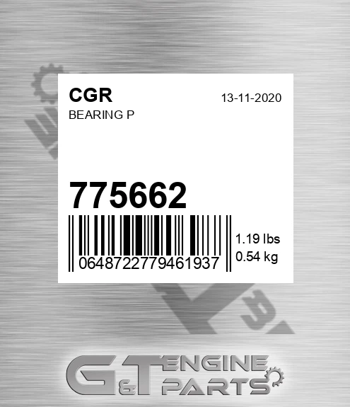 775662 CGR Bearing P