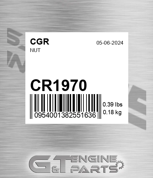 CR1970 Nut