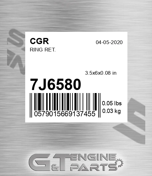 7J6580 CGR Ring Ret.