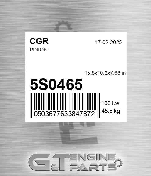 5S0465 Pinion