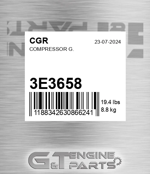 3E3658 Compressor G.