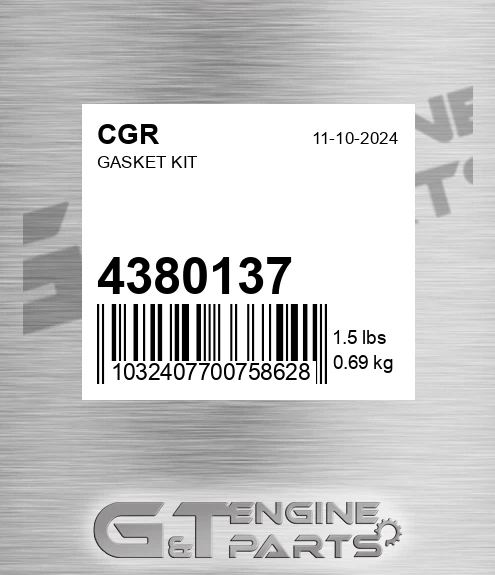 4380137 Gasket Kit