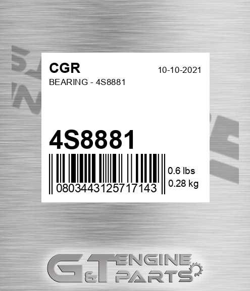 4S8881 CGR Bearing -