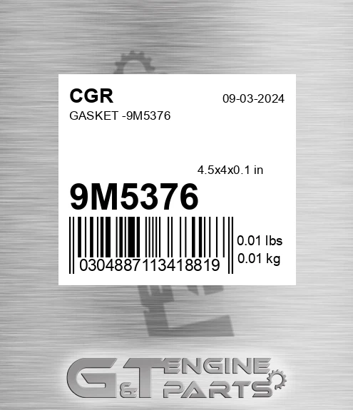9M5376 Gasket -