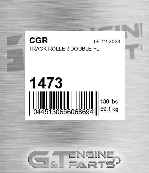 1473 Track Roller Double Fl.