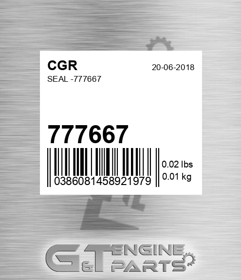 777667 Seal -