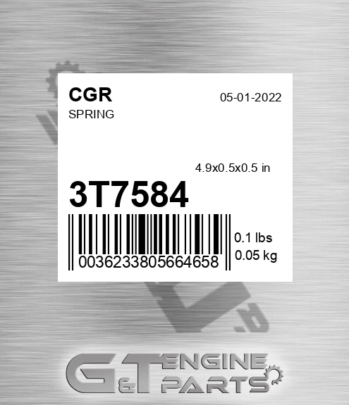 3T7584 Spring