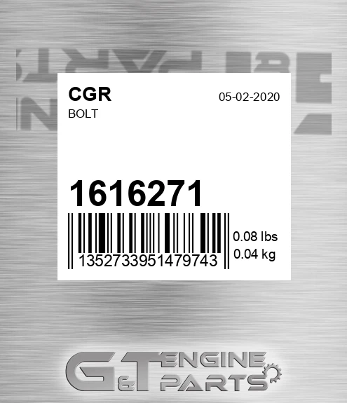 1616271 Bolt for CGR