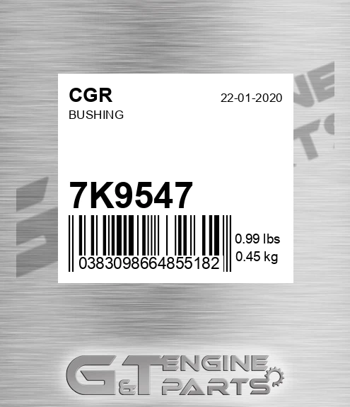 7K9547 Bushing