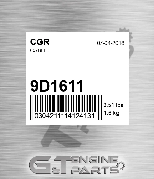 9D1611 Cable