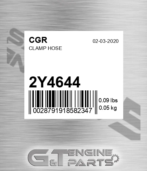 2Y4644 Clamp Hose