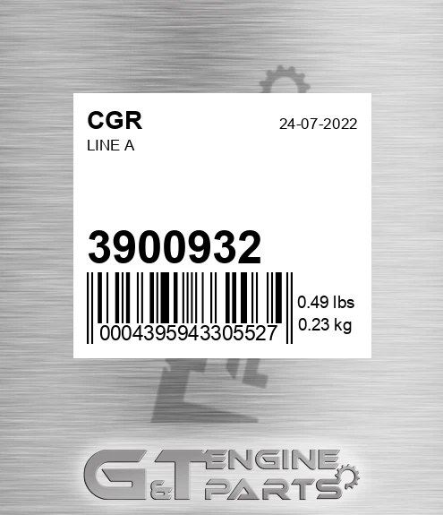 3900932 CGR Line A