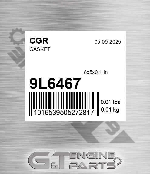 9L6467 CGR Gasket