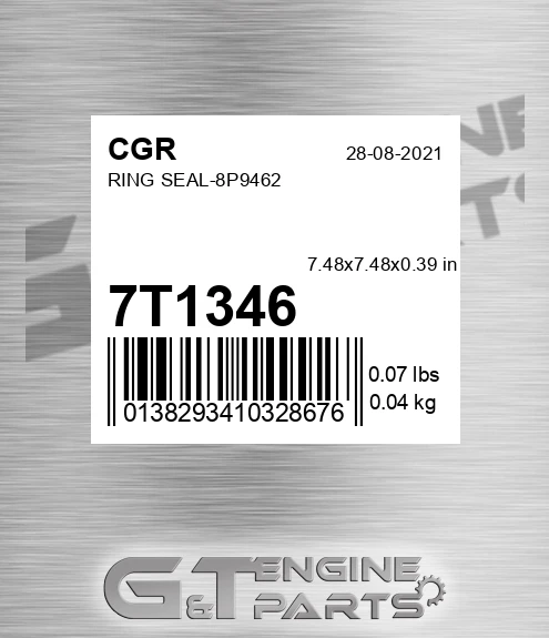 7T1346 CGR Ring Seal-8p9462