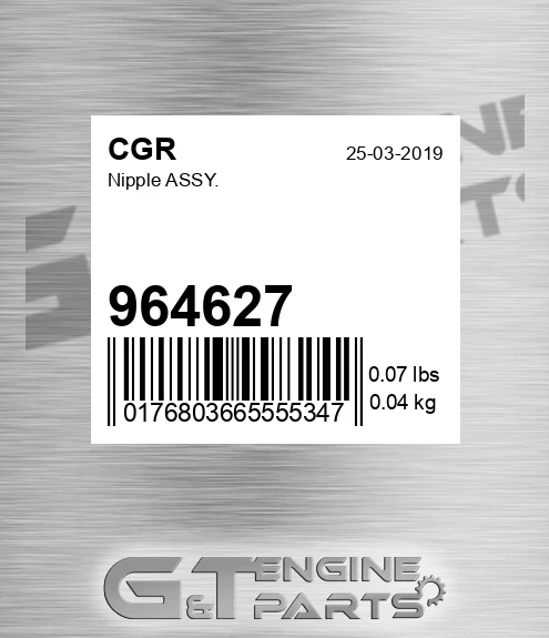 964627 Nipple Assy.