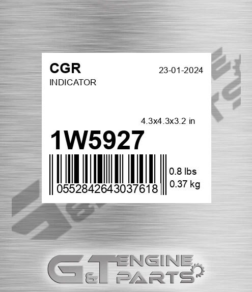 1W5927 Indicator for CGR