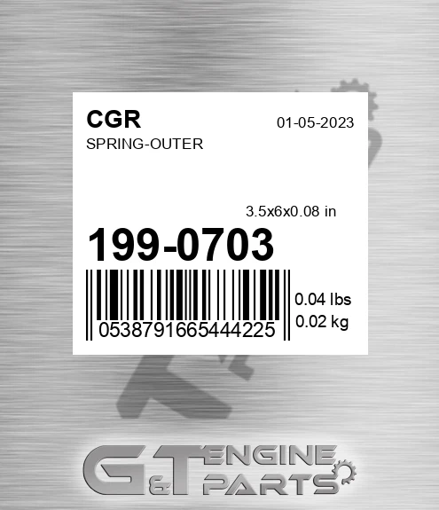 199-0703 Spring-outer
