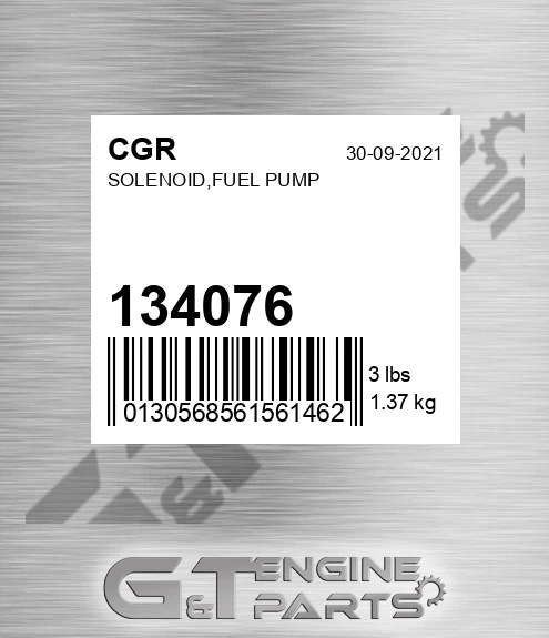 134076 CGR Solenoid,fuel Pump