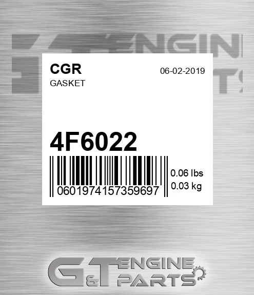 4F6022 Gasket