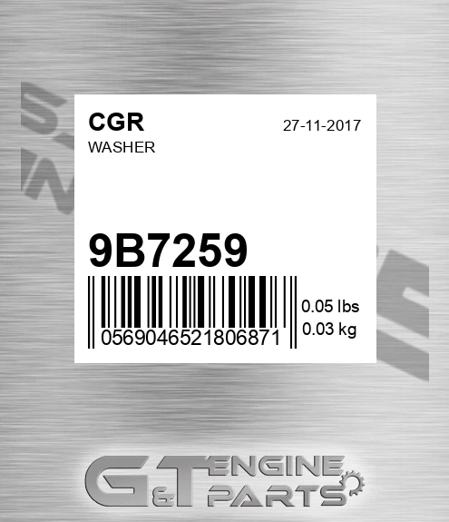 9B7259 Washer