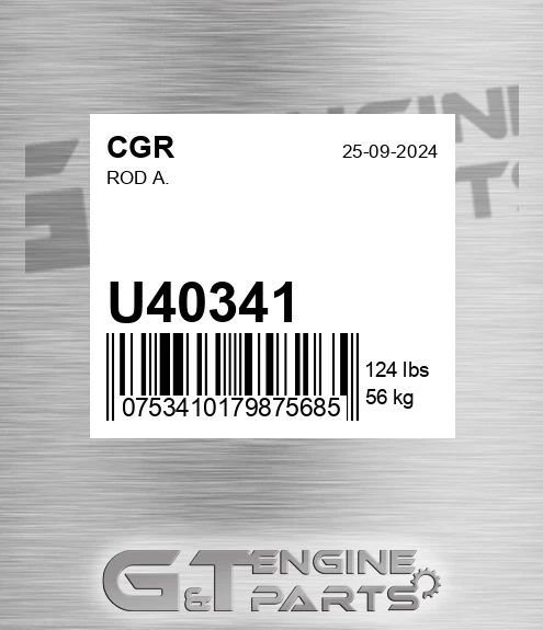 U40341 Rod A.