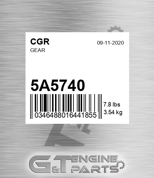 5A5740 Gear