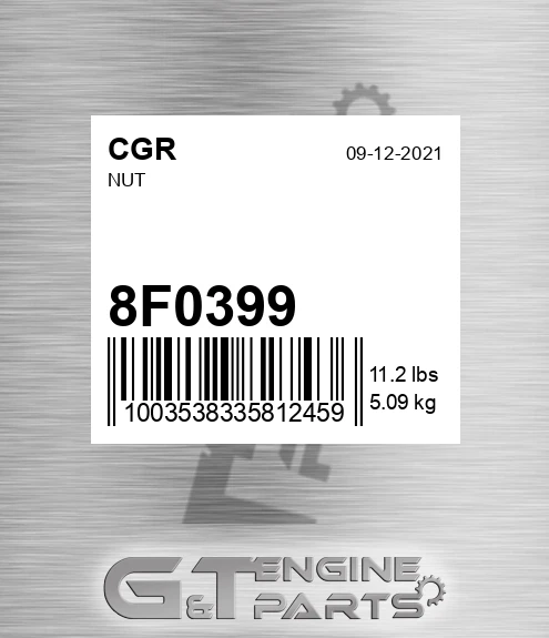 8F0399 Nut
