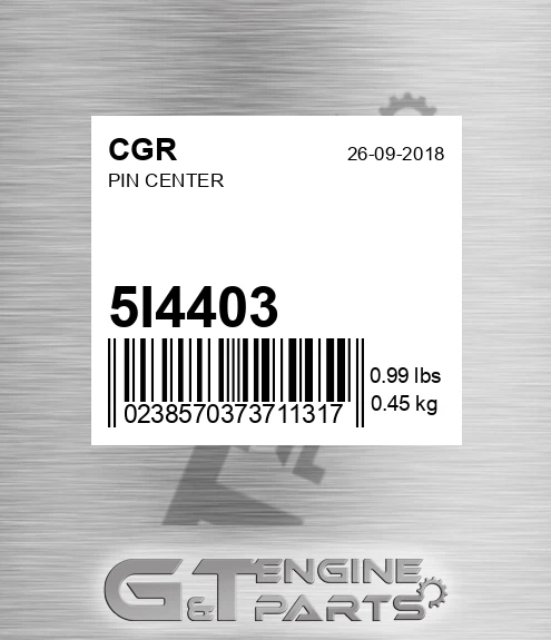 5I4403 Pin Center