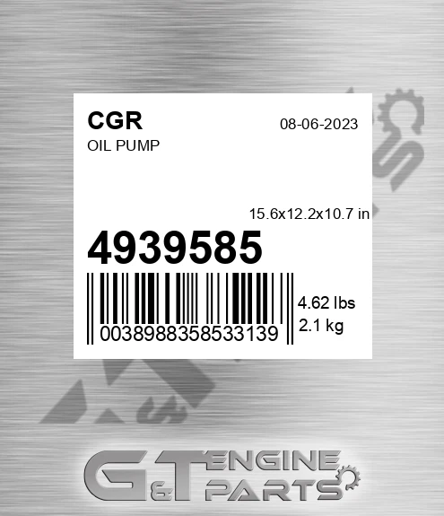 4939585 Oil Pump