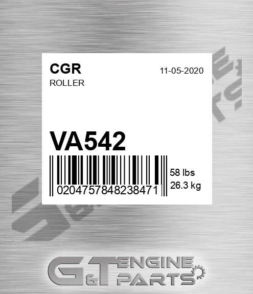 VA542 CGR Roller