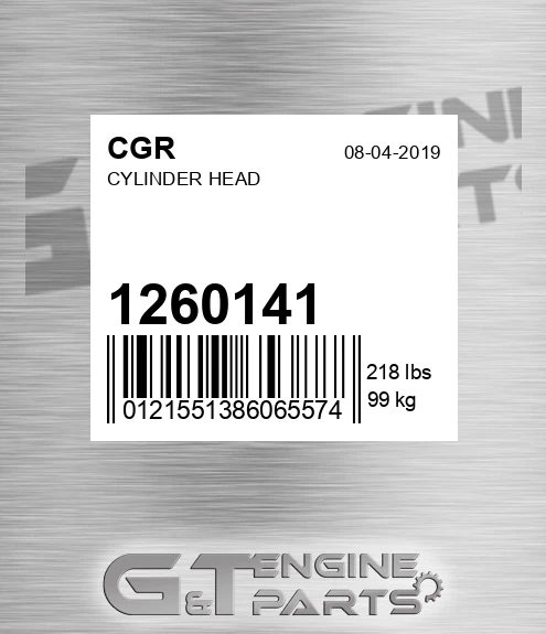 1260141 Cylinder Head