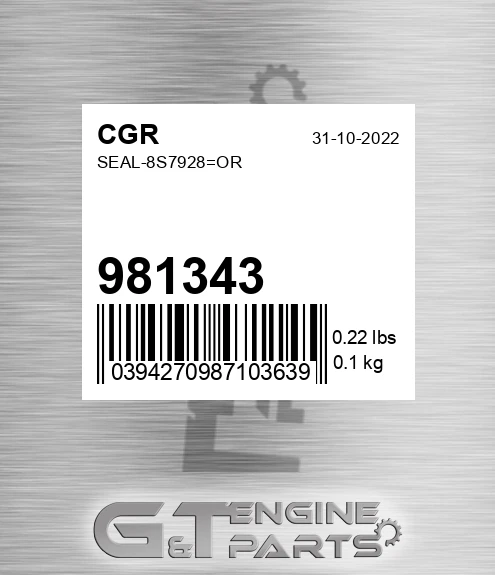 981343 Seal-8s7928=or