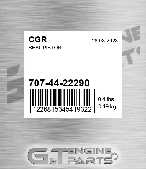 707-44-22290 Seal Piston