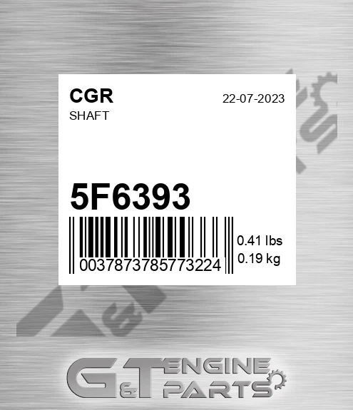 5F6393 Shaft