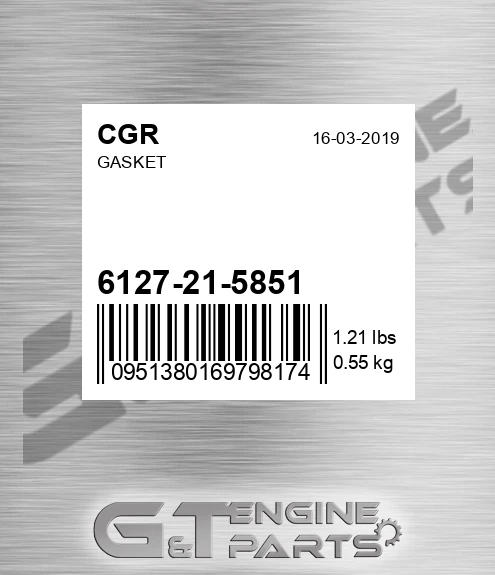6127-21-5851 Gasket for CGR