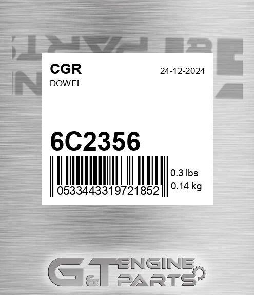 6C2356 Dowel