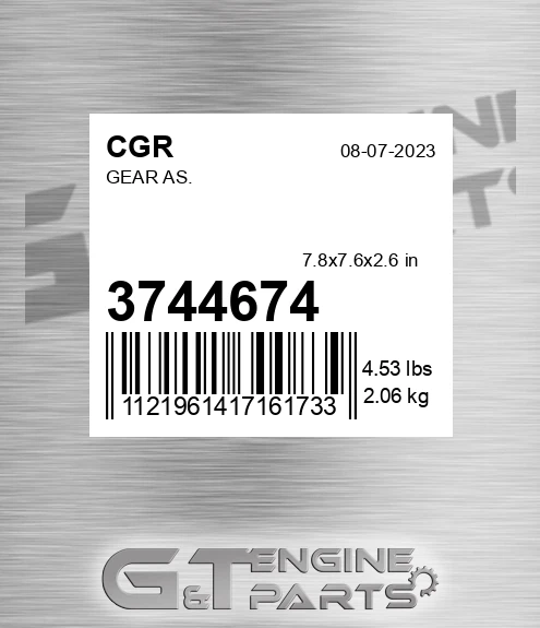 3744674 Gear As.
