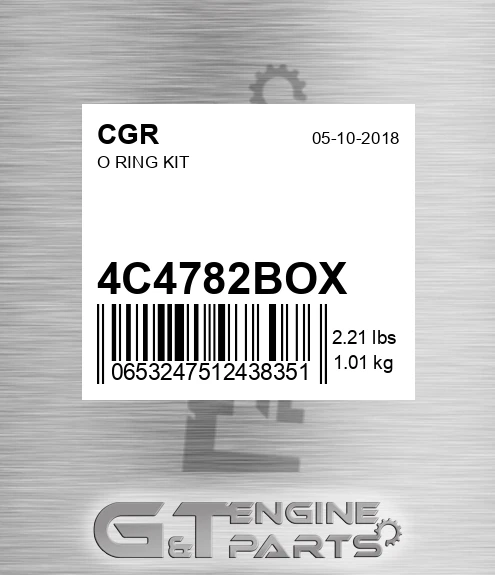 4C4782BOX O Ring Kit