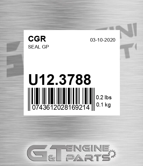 U12.3788 Seal Gp