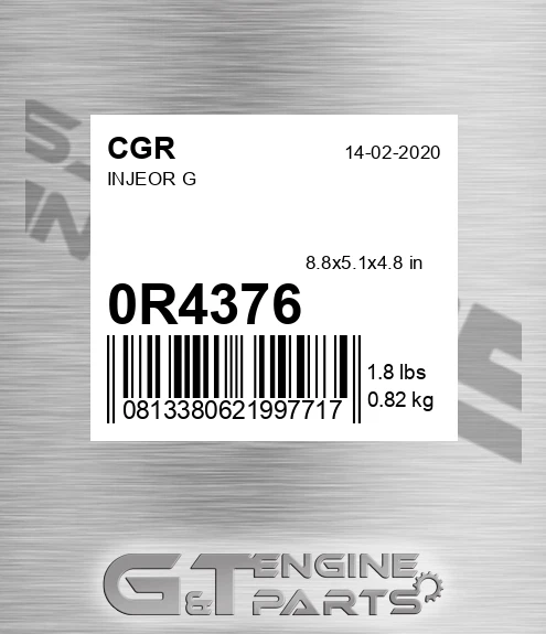 0R4376 CGR Injeor G