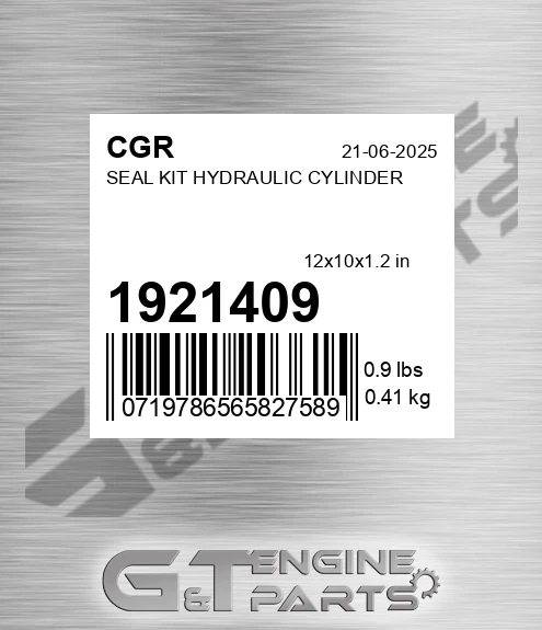 1921409 CGR Seal Kit Hydraulic Cylinder