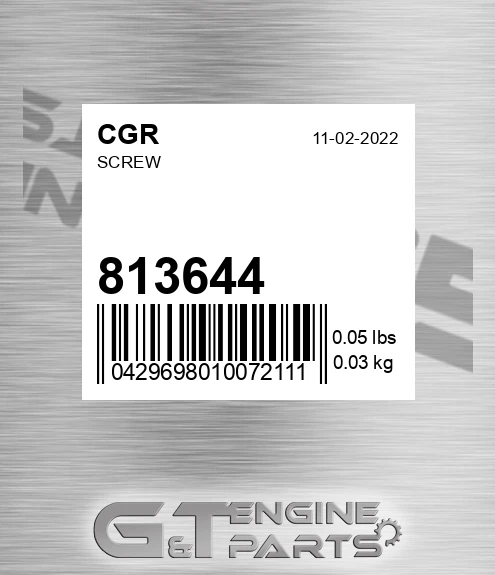 813644 Screw