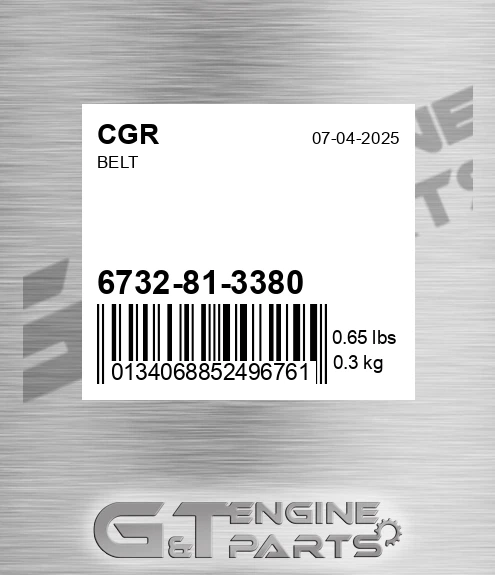 6732-81-3380 Belt for CGR